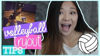 Volleyball tryout advice + tips! | makeupxdani