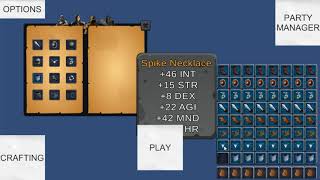 Inventory Auto-Sorting and Character Panels Added!