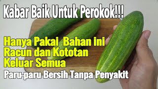 HANYA BEBERAPA KALI PAKAI RESEP INI, PARUPARU SEHAT SEUMUHIDUP