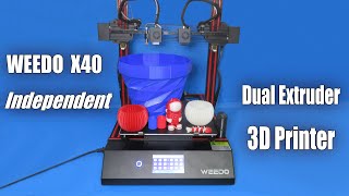 Review WEEDO X40 Independent Dual Extruder 3D Printer