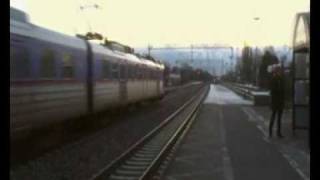 En X11 ankommer Åkarp/A X11 trainset arrives to Åkarp