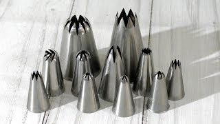 Обзор кондитерских насадок Насадки для крема и зефира
