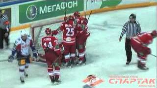 KHL 2010/11: Spartak 2-0 Metallurg Mg (с) www.spartak.ru