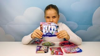 Распаковка маленьких игрушек Холодное сердце Шопкинс Доктор плюшева открываем принцессы Диснея