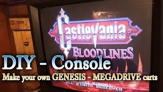 Sega Genesis Repro - How to make Sega Genesis repro carts : Casltevania Bloodlines