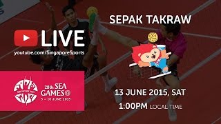Sepaktakraw Women's Regu Semi-final Thailand vs Vietnam (Day 8) | 28th SEA Games Singapore 2015