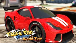 ДЕВУШКА ЗА РУЛЁМ ДОРОГОЙ МАШИНЫ - ОПАСНЫЕ ГОНКИ -Table Top Racing World Tour