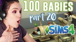 FINALLY! TWINS! 100 BABIES in the Sims 4 | Part 20