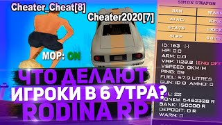 ?СЛЕЖКА ЗА ИГРОКАМИ РАННИМ УТРОМ НА RODINA RP ВОСТОЧНЫЙ ОКРУГ??