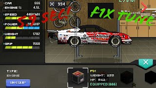 F1X tune 5.8sec car!! - Pixel Car Racing