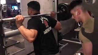 Afghan bodybuilder squats 160 kg for 10 reps ???