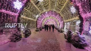 Thousand of lights illuminate Moscow ahead of New Year celebrations