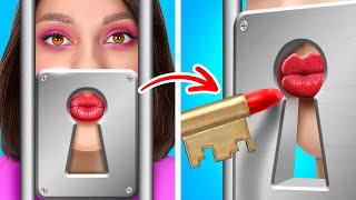 7 CARA ANEH NGUMPETIN MAKEUP DI KELAS || Ide DIY Seru oleh 123 GO Like!