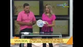 Pratos Decorados no Vida Boa da Redetv!RN