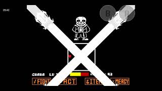 TRYING TO BEAT SANS IN ANDROID!(Undertale)