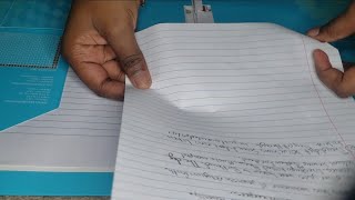ASMR sorting + ripping papers? | kira