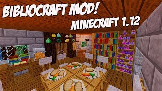Minecraft 1.12 Biblocraft Mod Spotlight (Potion Racks, Tables & Chairs)