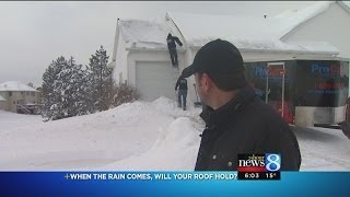 Rain after snow won't make roof collapse