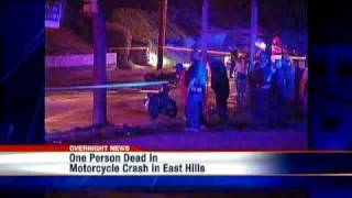 1 Dead, 1 Critical After Motorcycle Crash In East Hills
