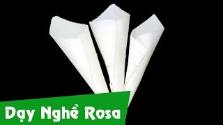 Học làm bánh kem: Sủi hoa loa kèn socola - rosavn.net