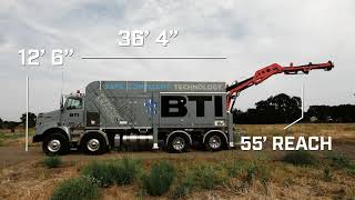 BTI DRY EXCAVATION DIVISION @ MTS DINO SUCTION TRUCK