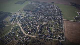 Беловежский поселок с высоты птичьего полета