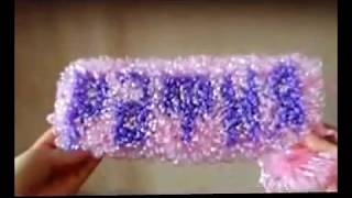 МК | Именные мочалки своими руками | DIY Handmade Washcloth