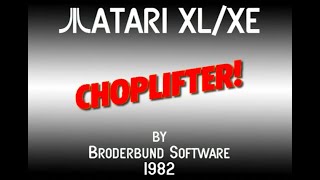 Atari XL/XE - Choplifter [Broderbund Software] 1982