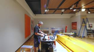 Luminous World exhibition installation