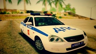 GTA Криминальная Россия (По сети)-Мод на ВАЗ 2170 Приора ДПС