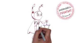 Смотреть мультфильм Лунтик  Как быстро за 45 секунд карандашом рисовать Милу из мультфильма про Лунт