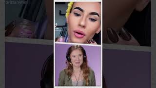 "I'm Putting A Whole Bakery On My Lips!" #shorts #react #makeup