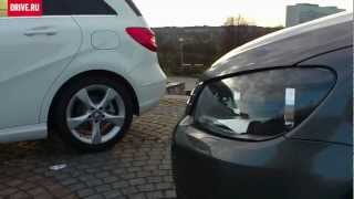 2012 Mercedes-Benz B-Class vs. Volkswagen Touran — За кадром