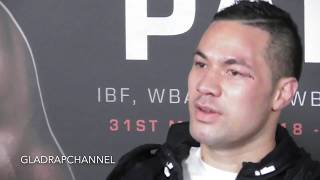 Post Fight with Joseph Parker after defeat - “We’re disappointed. But we’ll take it on the chin”