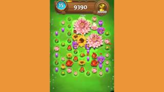 Blossom Blast Saga Level 128 ~ 25 moves
