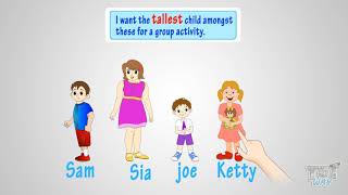 Comparing - Height, Length, Weight, Size, And Shape | Math | Kindergarten Video| Tutway |