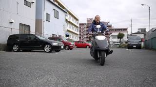 HONDA スペイシー100　黒　試乗