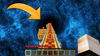 XXL-ACHTERBAHN INS SCHWARZE LOCH IN MINECRAFT