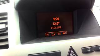 активация БК opel astra h и zafira b