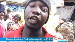 Abasuubuzi mu Owino beenyode ne Poliisi