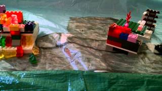 Gummy Bear Palace & Minecraft Redstone in Lego
