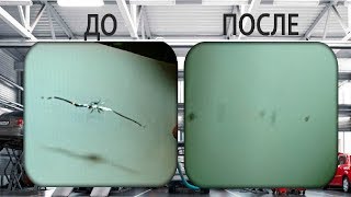 ЛАДА ВЕСТА (LADA VESTA) РЕМОНТ ЛОБОВОГО СТЕКЛА