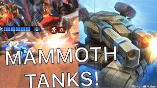 Command and Conquer: Rivals MAMMOTH TANK CRUSHING GAMES