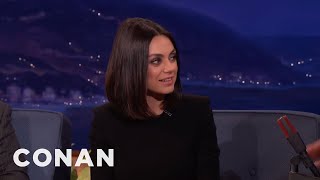 Mila Kunis Donated To Planned Parenthood In Vice President Mike Pence’s Name  - CONAN on TBS