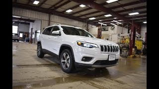 2019 Bright White Jeep Cherokee Limited 4x4 SJ6469 Motor Inn Auto Group