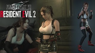 Claire Tifa outfit (final fantasy 7) - Resident Evil 2 [MOD][1080P][60FPS]