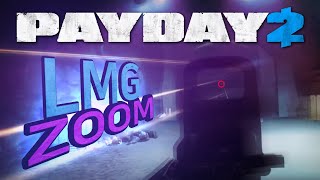 PAYDAY 2 LMG (KSP LMG) Red dot sight Mod (+zoom)