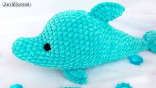 Амигуруми: схема Дельфин. Игрушки вязаные крючком - Free crochet patterns.