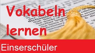 Richtig Vokabeln lernen | Lerntipps | Einserschüler