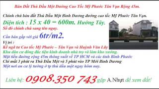 BÁN ĐẤT THỦ DẦU MỘT GIÁ RẺ, BÁN ĐẤT THỦ DẦU MỘT BÌNH DƯƠNG